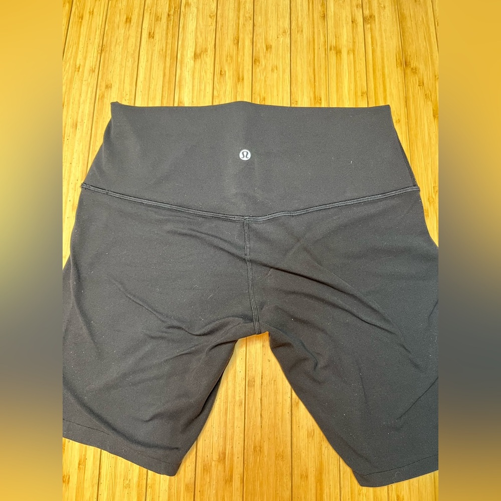 lululemon athletica Women's Black Biker Shorts